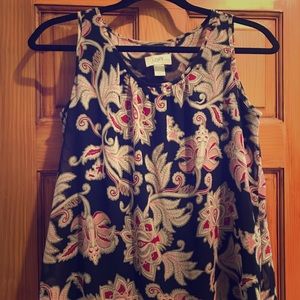 Loft Petites sleeveless blouse